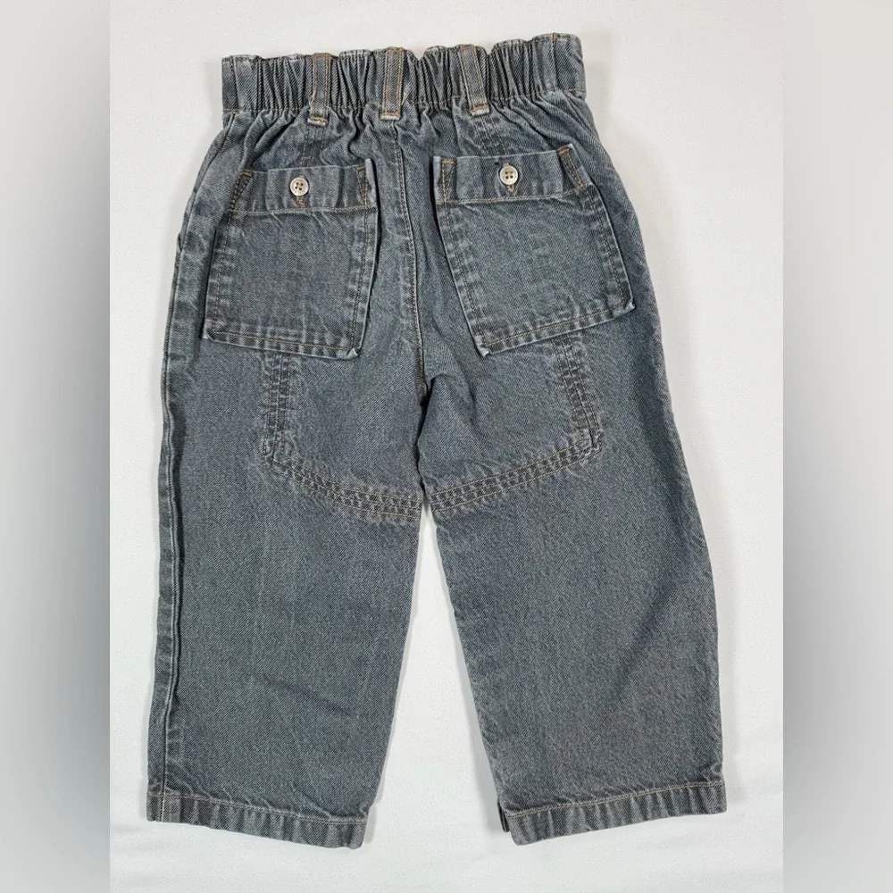 BABY GAP Toddler Boys' Y2K Vintage‎ High Waisted Straight Leg Denim Jeans 2XL